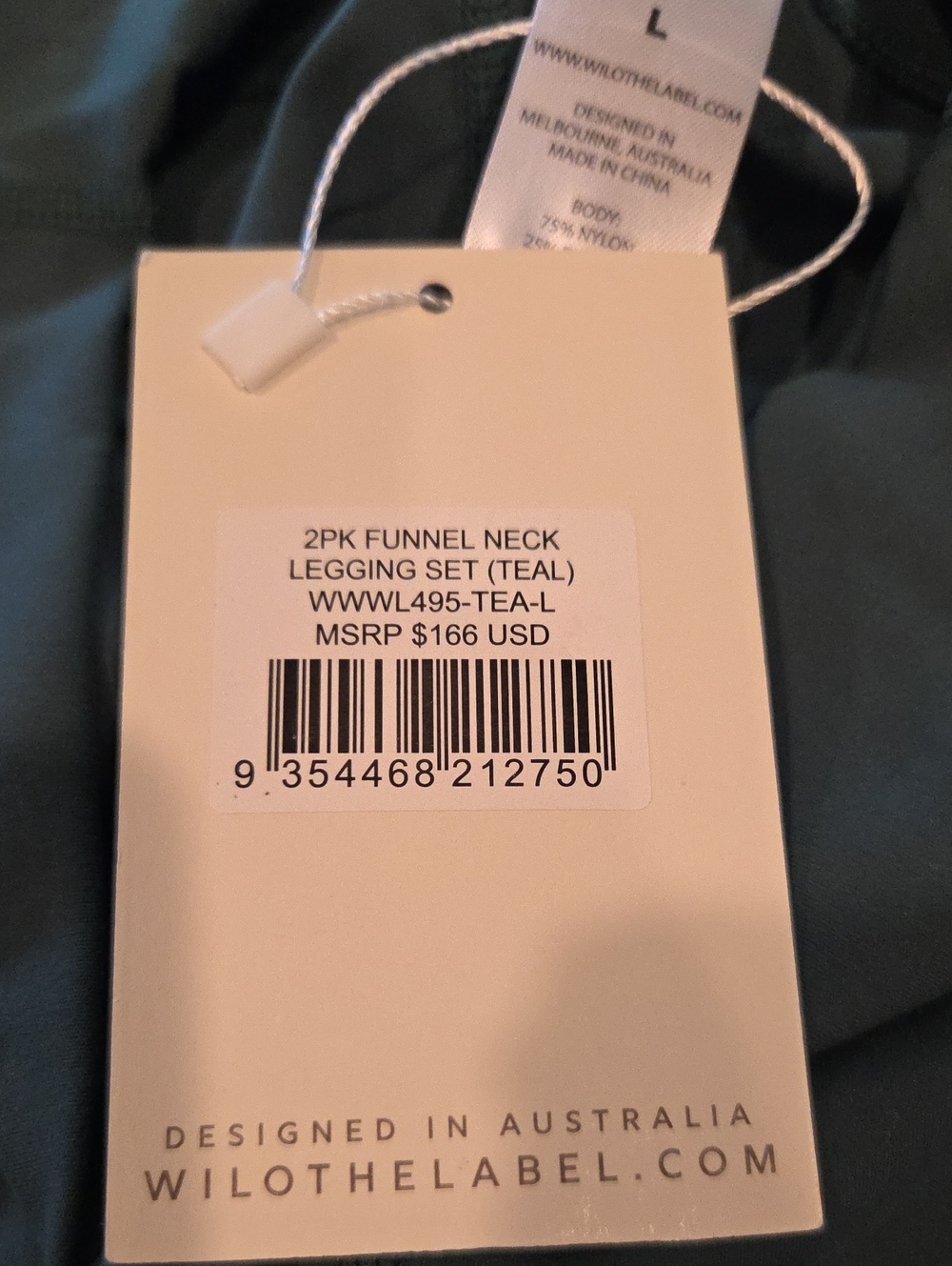 Wilo The Label Womens Funnelneck Sweatshirt And Leggings Set - Picture 10 of 12